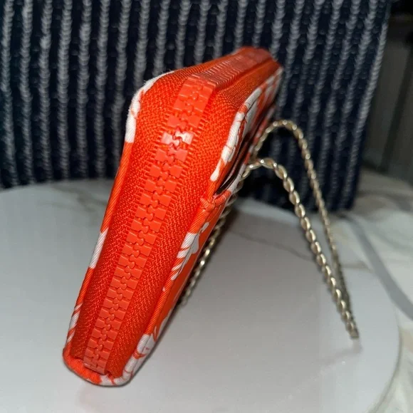 Kate Spade Orange Jae Wild Blossom Multi Large Continental Zip Around Wallet - Picture 6 of 16